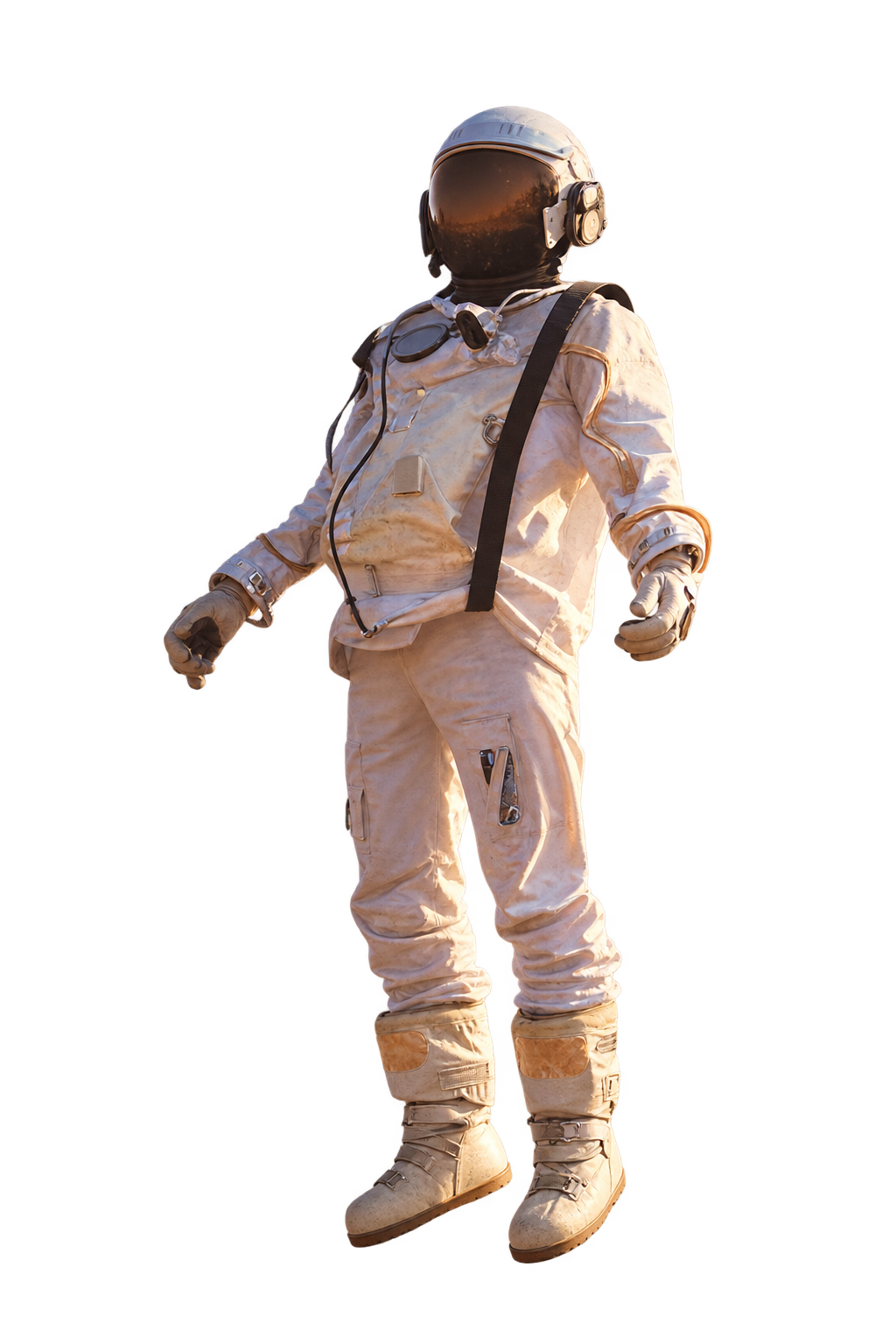 Astronaut floating
