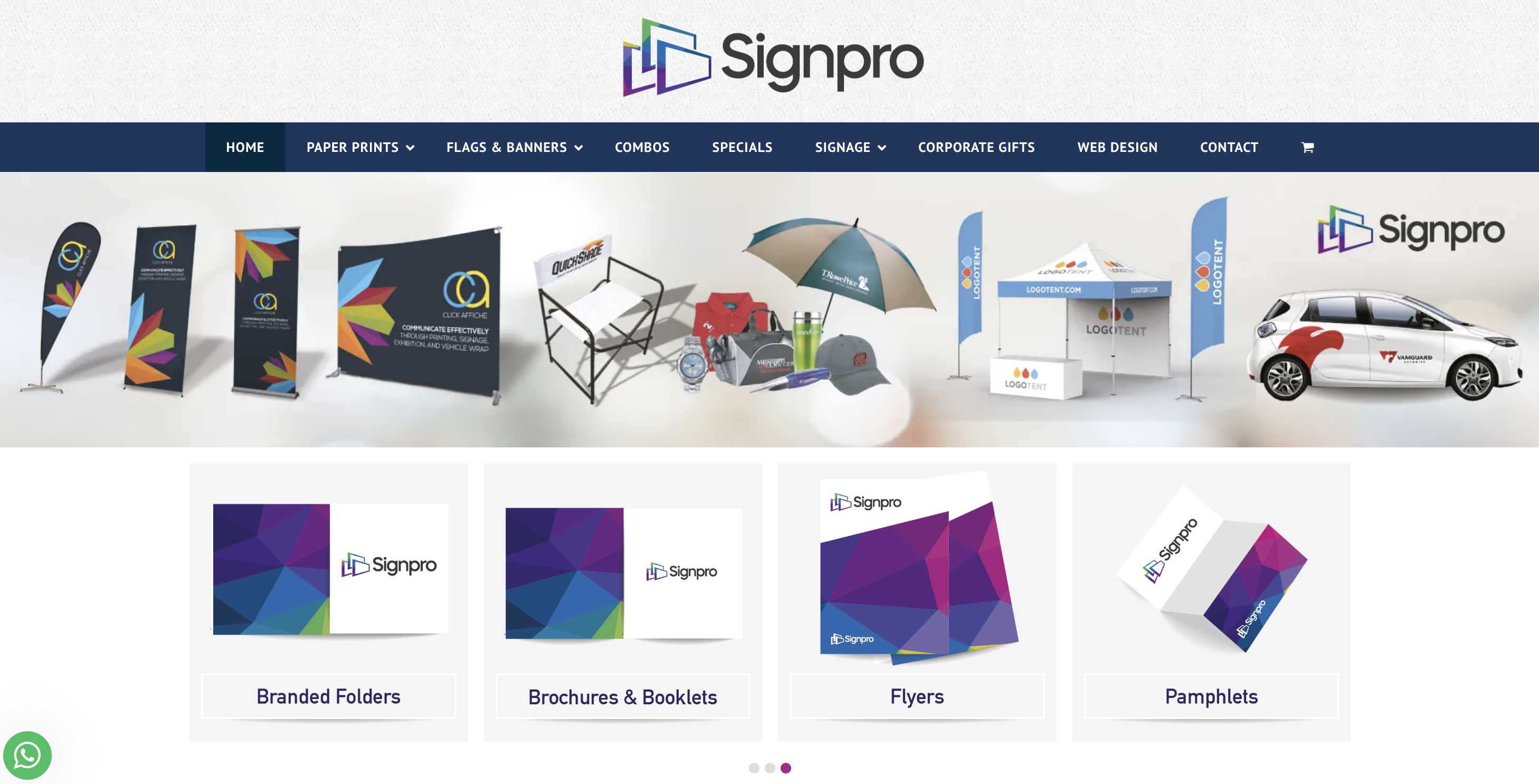 Signpro website