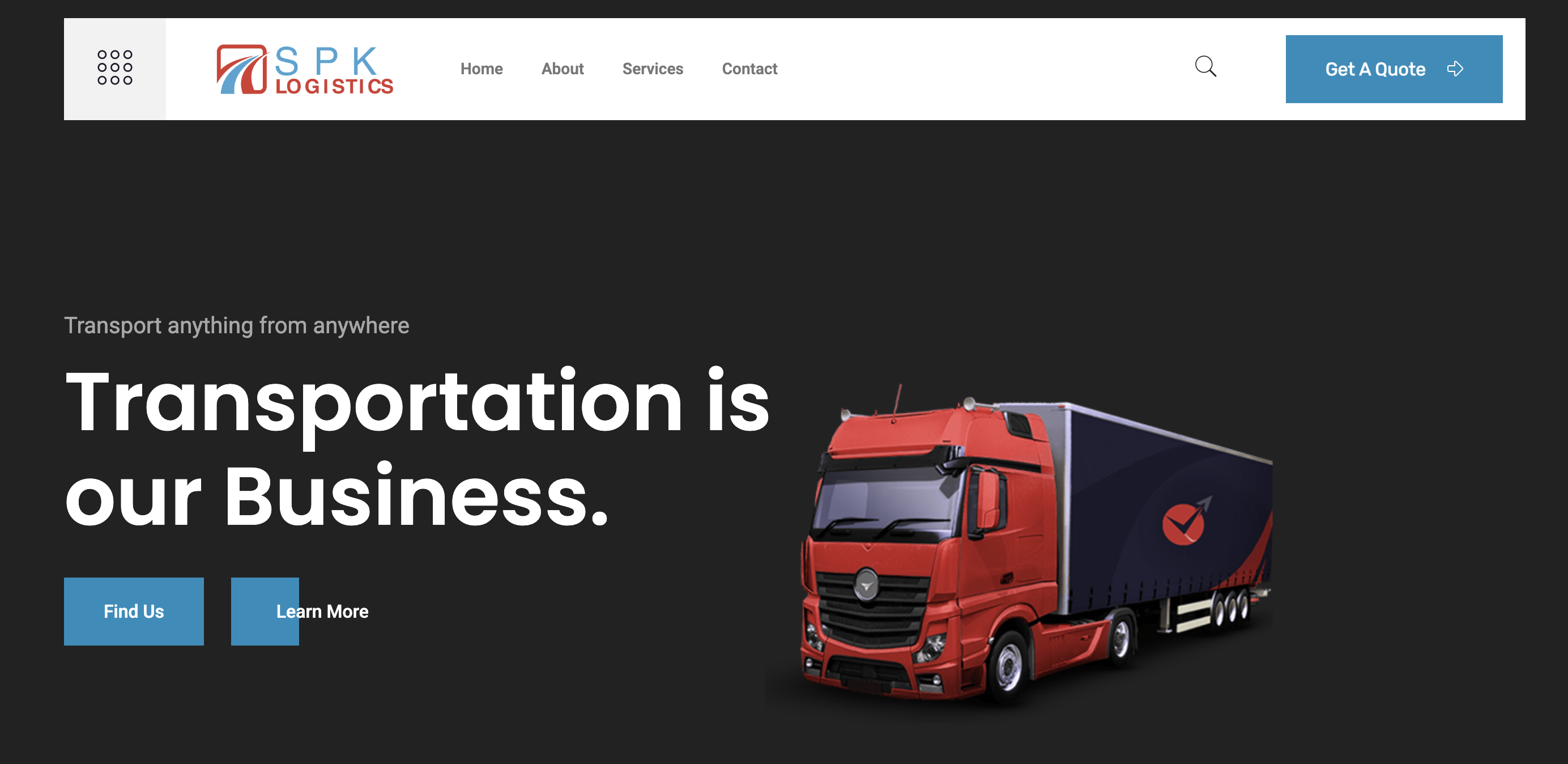 SPK Logistics website