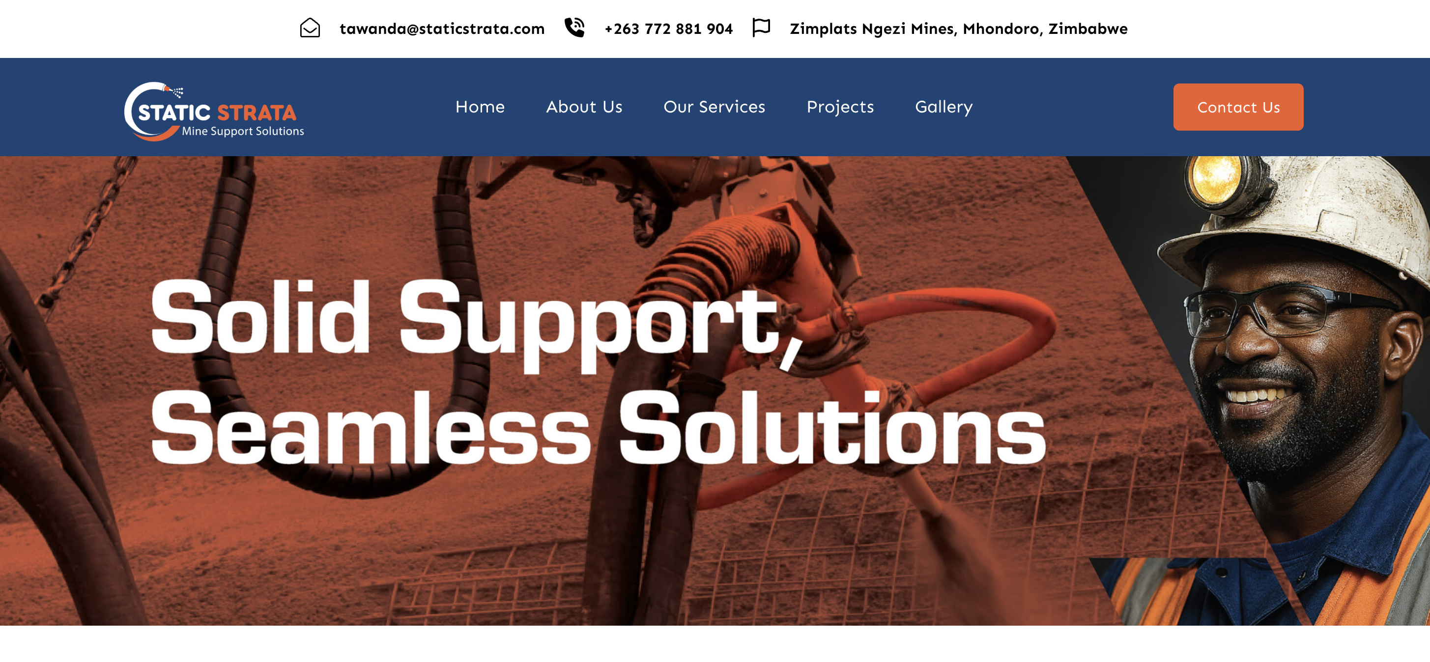 Static Strata website